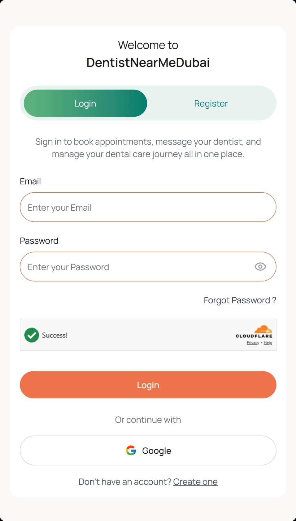 Step 1: Create Your Account