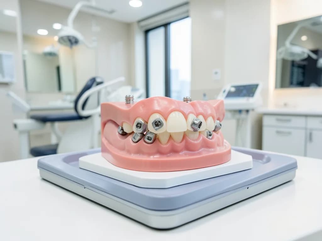 All-on-6 dental implant full arch restoration with six implants