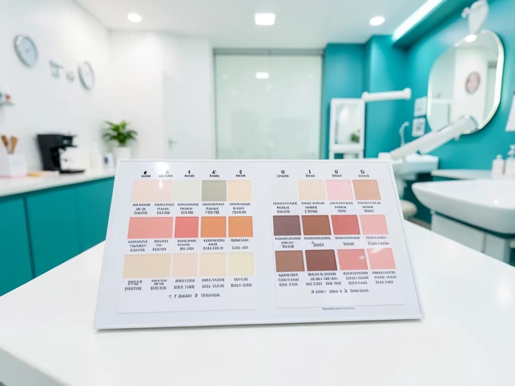 Side-by-side comparison of composite and porcelain dental veneers