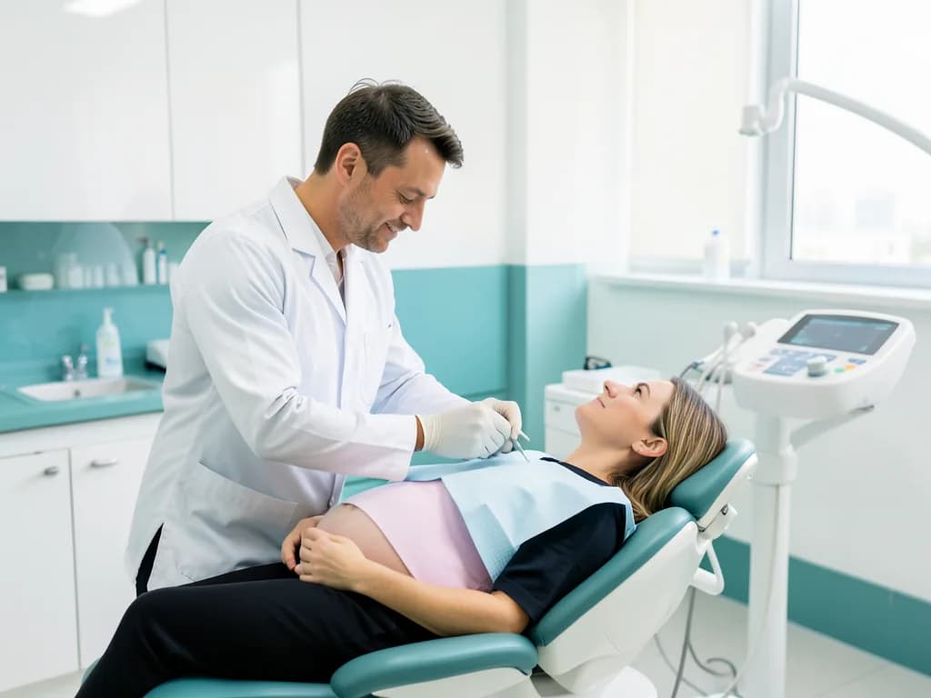 Safe dental care during pregnancy at a Dubai clinic with trimester-specific treatment guidance
