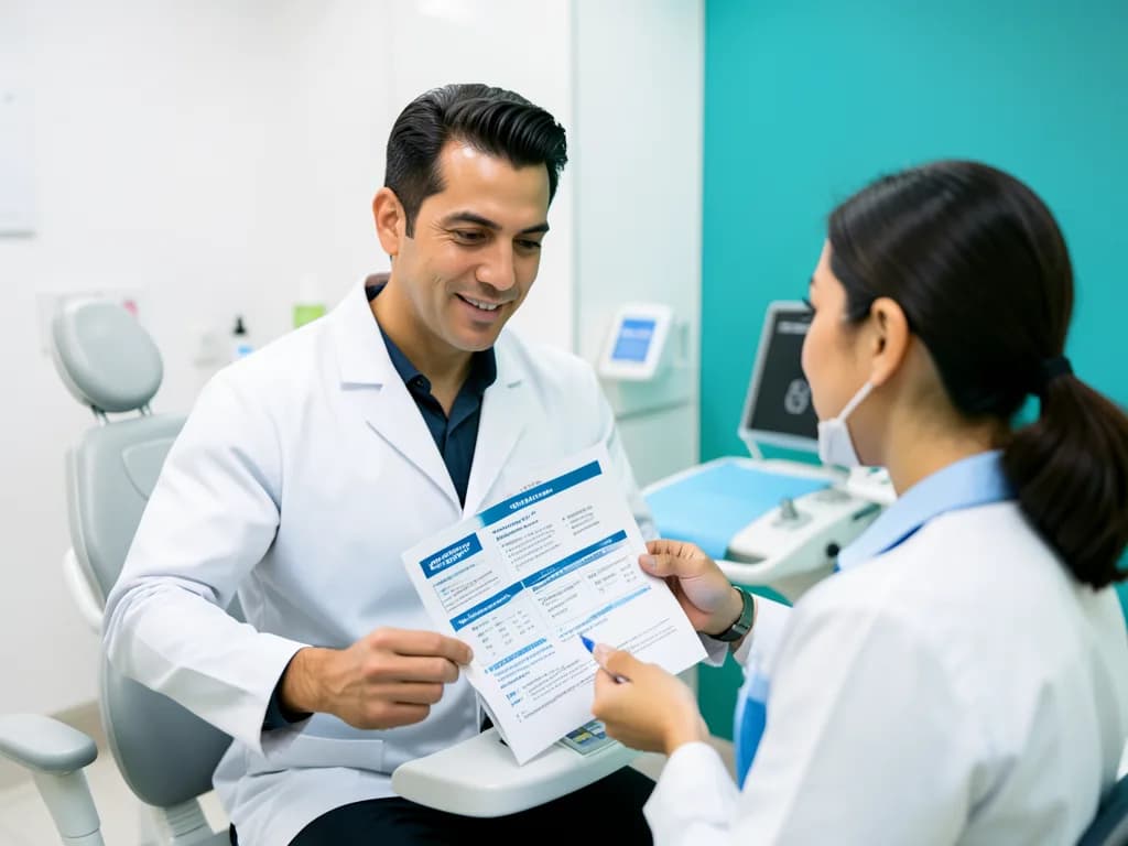 Dubai dental insurance consultation with patient card verification and direct billing support