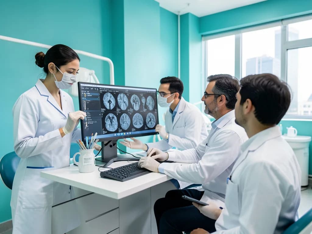 Patient consulting a second dentist in Dubai for an independent dental assessment