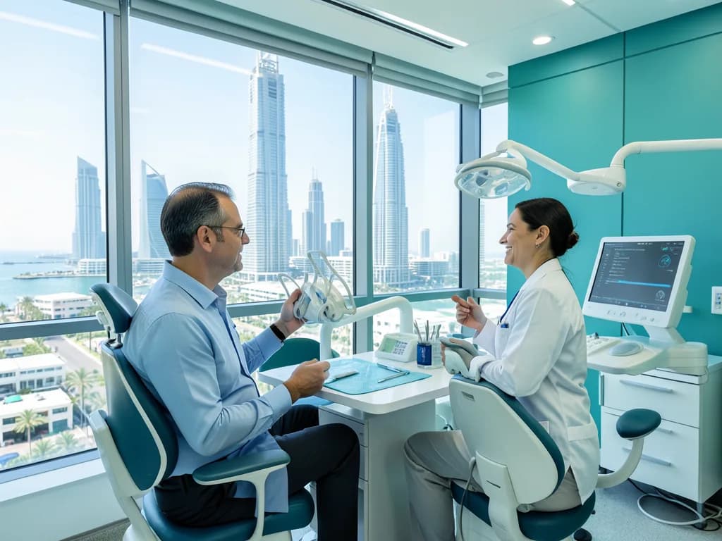 Australian patient travelling to Dubai for affordable dental implants and cosmetic treatment