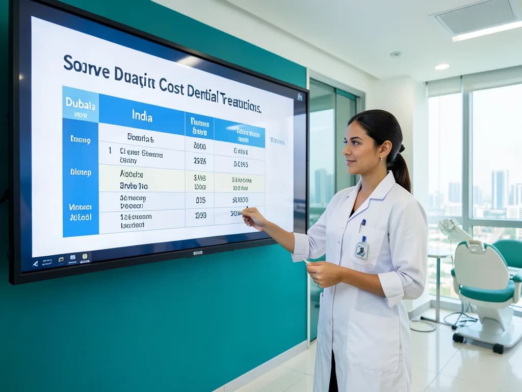Dubai vs India dental treatment cost and quality comparison 2026