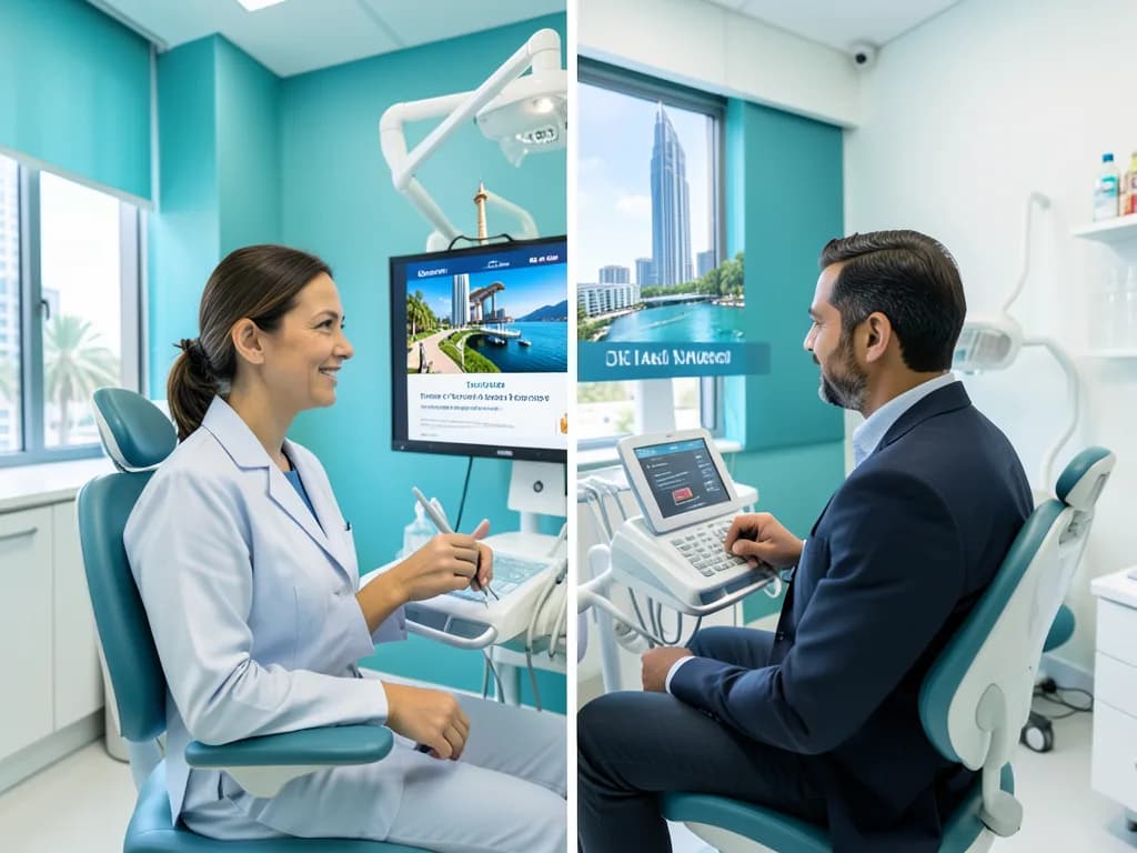 Dubai vs Thailand dental treatment cost comparison for veneers and implants