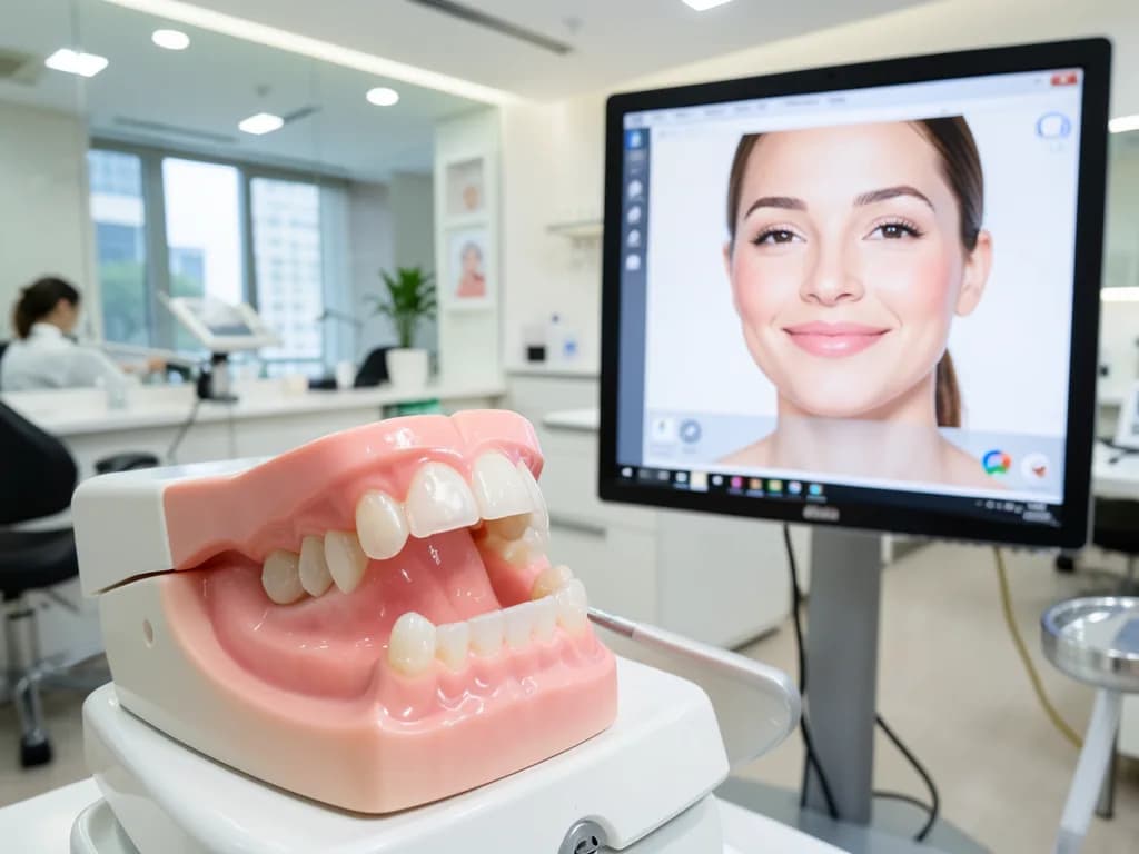 No-prep porcelain veneers applied without tooth reduction at a Dubai dental clinic