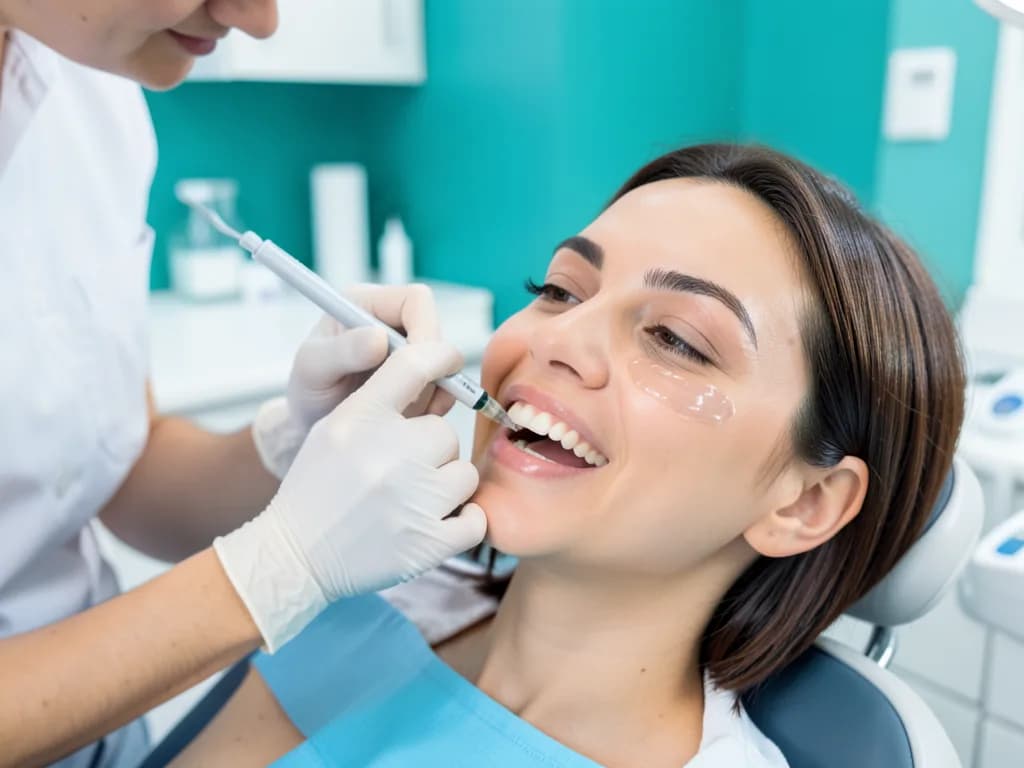 Patient experiencing tooth sensitivity while drinking cold water in Dubai