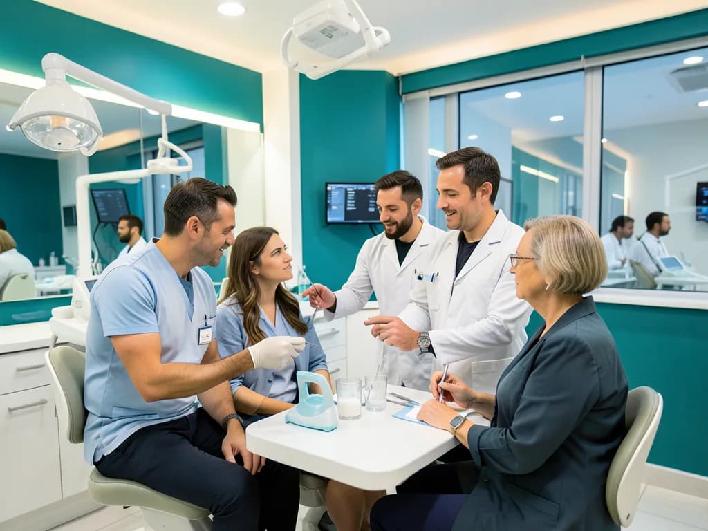 Turkish-speaking dentist consulting with a patient at a DHA-licensed dental clinic in Dubai