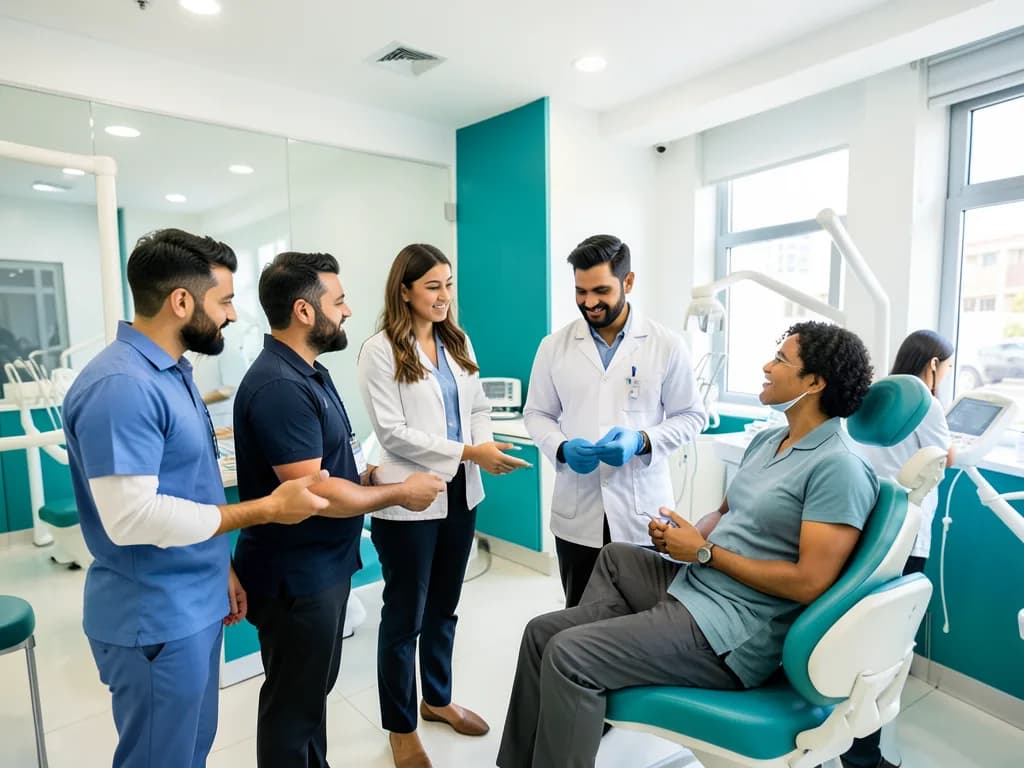 Urdu-speaking dentist providing dental care to Pakistani expat patients in Dubai