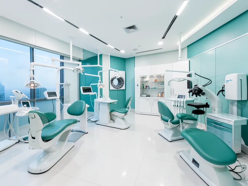 Overview of dental treatment options available at Dubai clinics including implants, veneers, and orthodontics