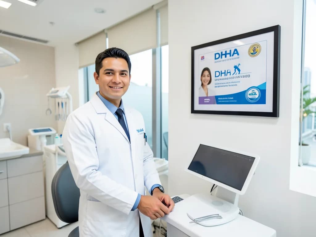 DHA licensed dentist in Dubai with verified credentials and patient safety